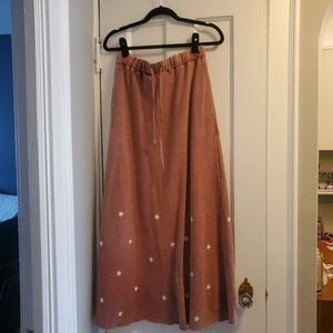 Sweatshirt maxi skirt